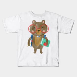 Back to School Bear Kids T-Shirt